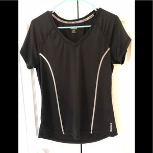 Black Reebok shirt